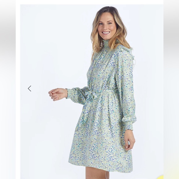 NWT SummerSalt - The All Dressed Up Mock Neck Dress w/ tie belt - M - Picture 5 of 16